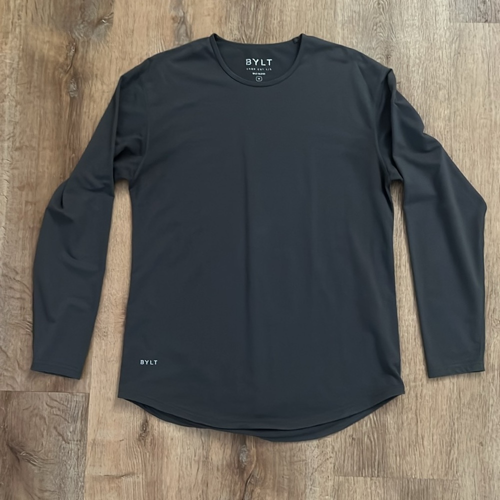 BYLT Basics Long Sleeve Drop Cut
